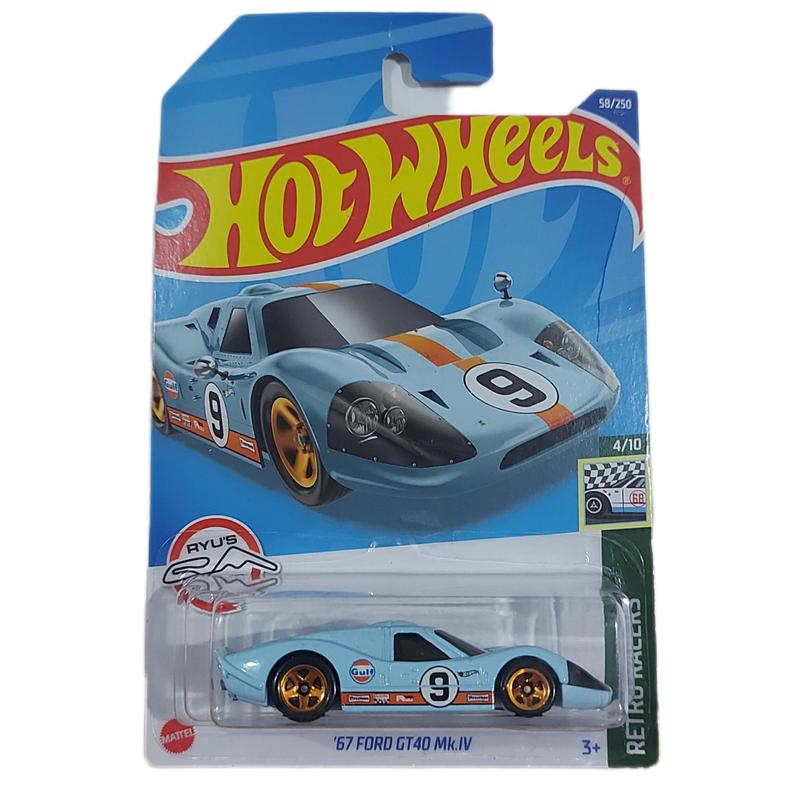 67 Ford GT40 MK IV Gulf Retro Racers Hot Wheels 2022 HCT72